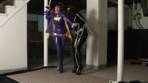 www.sandrasilvers.com - 3385 Batgirl Spreadeagled in Catwoman's Lair thumbnail